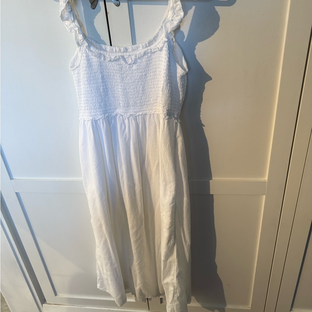 Aritzia White Midi Dress